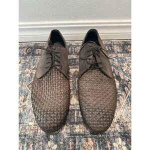 Dolce & Gabbana Brown Leather Suede Derby Formal Shoes SZ 10 Or Euro 43